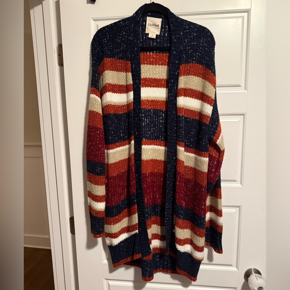 UpWest Multicolor Striped Cardigan